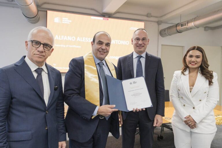 Alessandro Antonio Alfano riceve il certificato dell’Executive Program in Corporate Governance alla Graduation Ceremony 2025